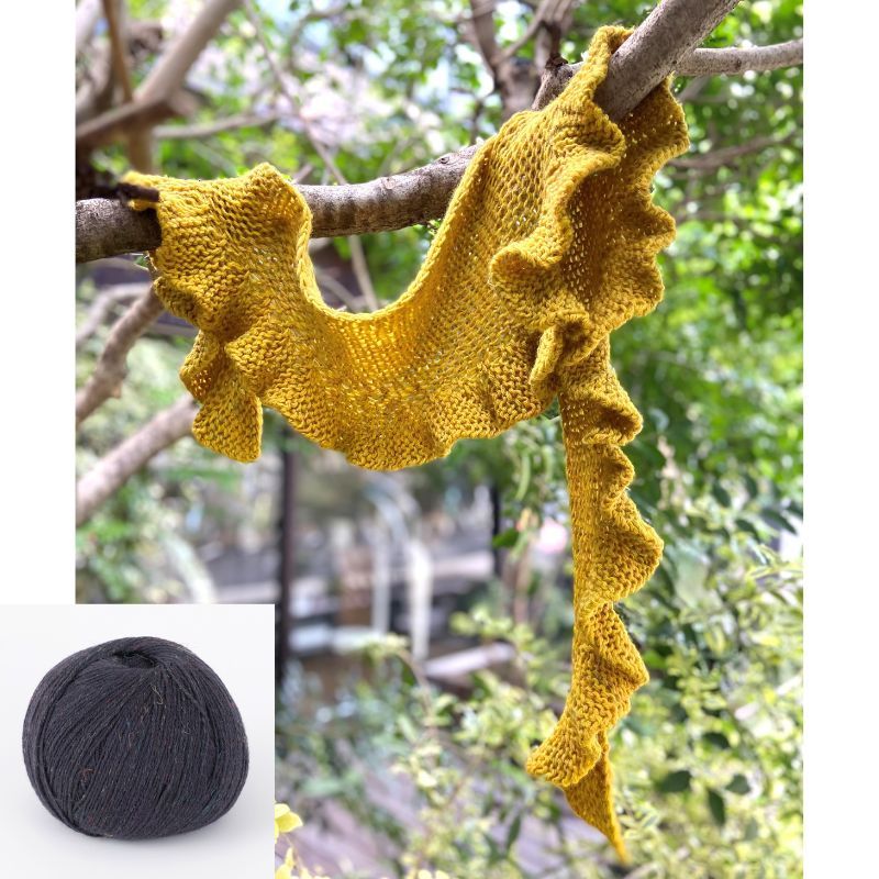 「セルフラッフルショール」（うるり#07チャコール）