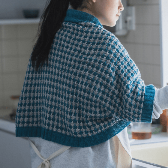 【糸セット】「Enjoy Keitoあみものダイアリー」 P.12 すべり目模様のマーガレット