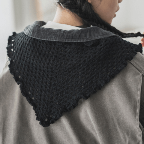 【糸セット】「Enjoy Keitoあみものダイアリー」 P.21 バブーシュカショール
