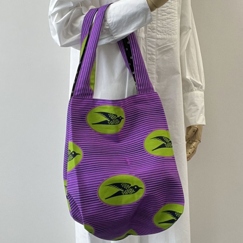 バルーンバッグ  つばめ  パープルベース