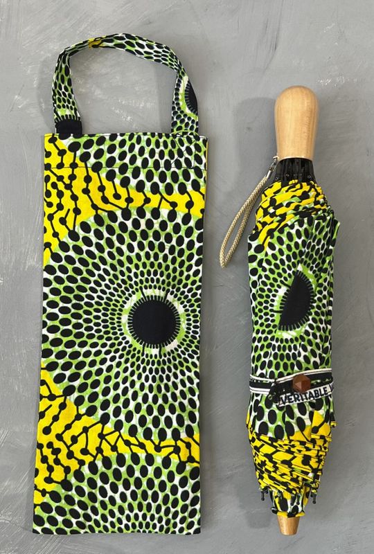 折りたたみ傘（晴雨兼用）50cm  サン・レイ  イエロー