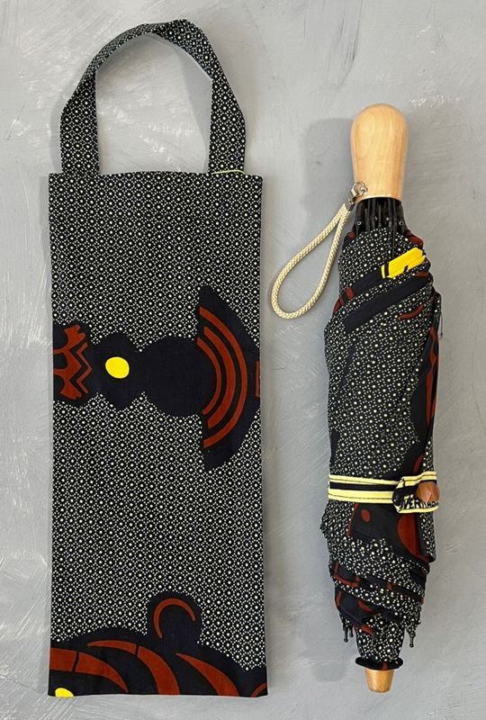 折りたたみ傘（晴雨兼用）50cm  アフリカントーテンポール