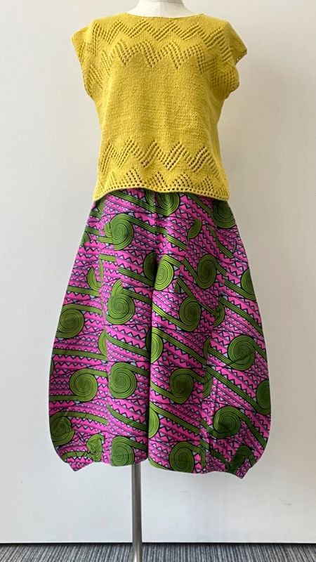 バルーンキュロット（S-Mサイズ）     ローリング・コード  ピンクベース