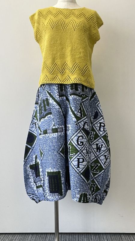 バルーンキュロット（S-Mサイズ）スクール柄