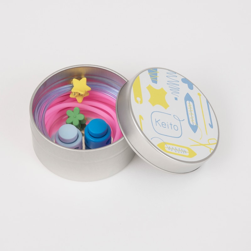 Stitch Keeper Cord(クリアブルー×ピンク)