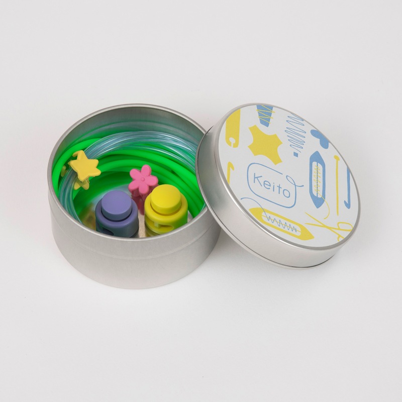Stitch Keeper Cord（クリアブルー×グリーン）
