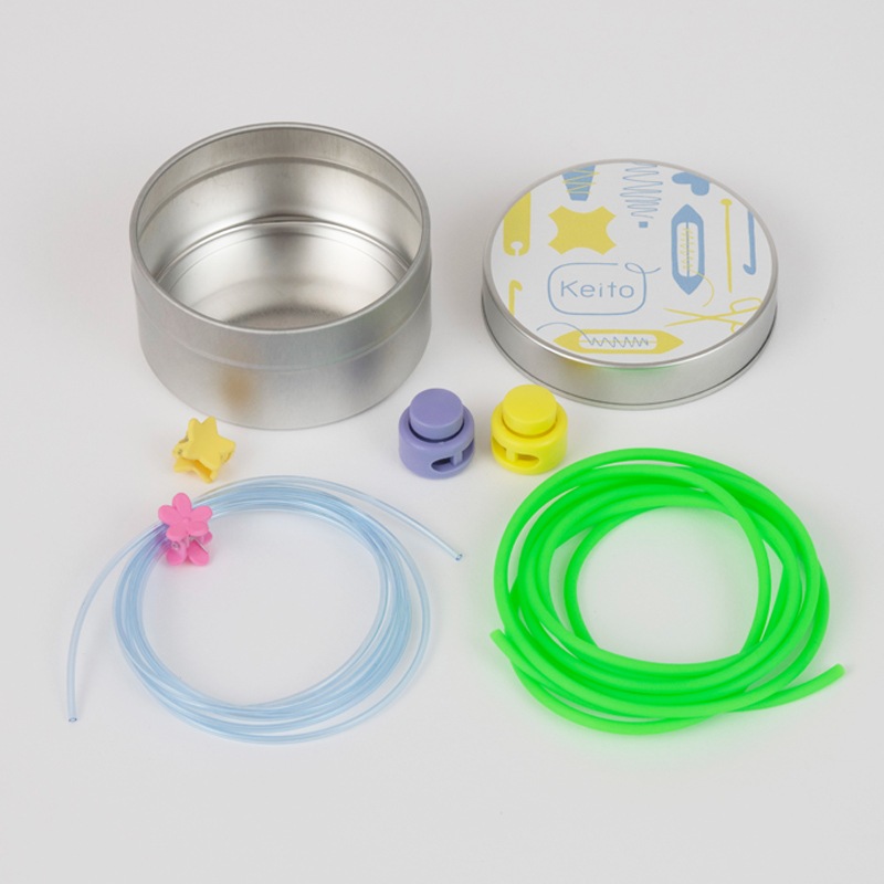 Stitch Keeper Cord（クリアブルー×グリーン）