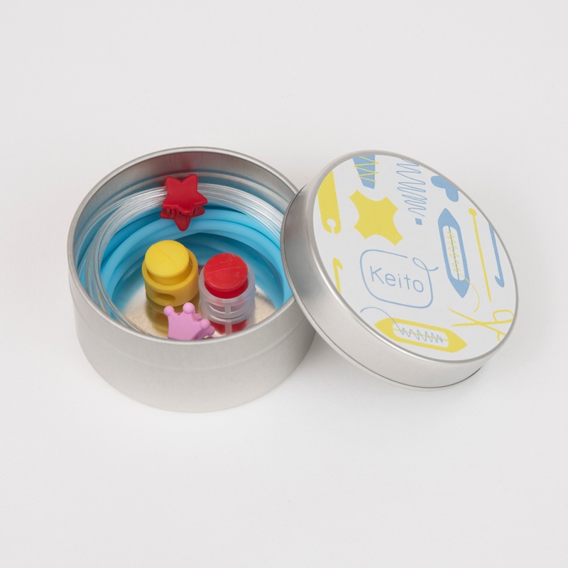 Stitch Keeper Cord（クリア×スカイブルー）