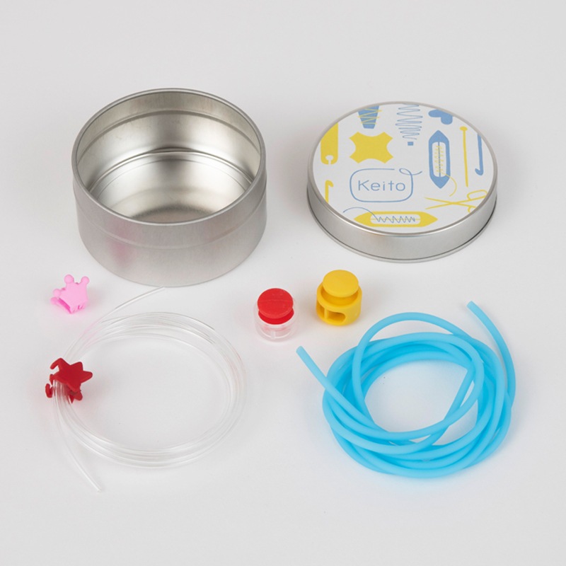 Stitch Keeper Cord（クリア×スカイブルー）