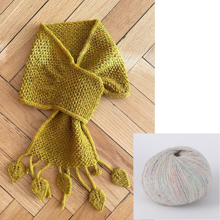 【Designed by飛田眞理】リボンスカーフ（うるり00）