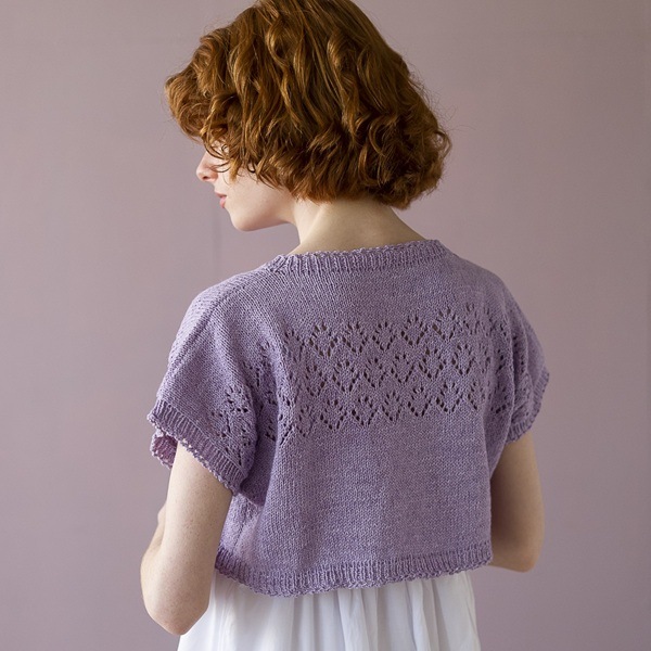 【糸セット】「毛糸だま2025夏」P.33さらっとコットンのボレロ