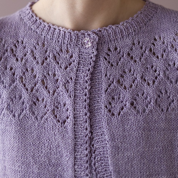 【糸セット】「毛糸だま2025夏」P.33さらっとコットンのボレロ