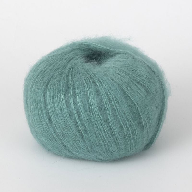 【Keitoキット】アフガン編みのモヘアストール(09375、30792)