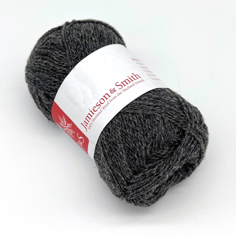 Jamieson & Smith 2ply Lace(L54 ダークグレー)