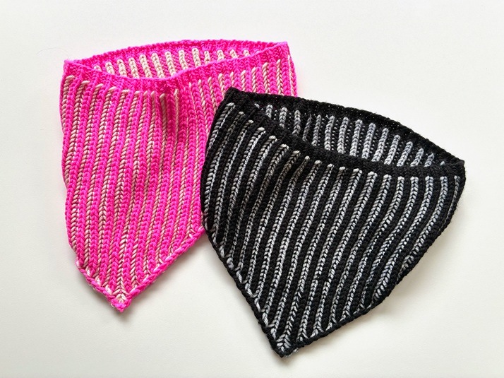 【ワークショップ Tokyo Bandana 専用】スーパーソフト　ホワイト×紺（計2玉）