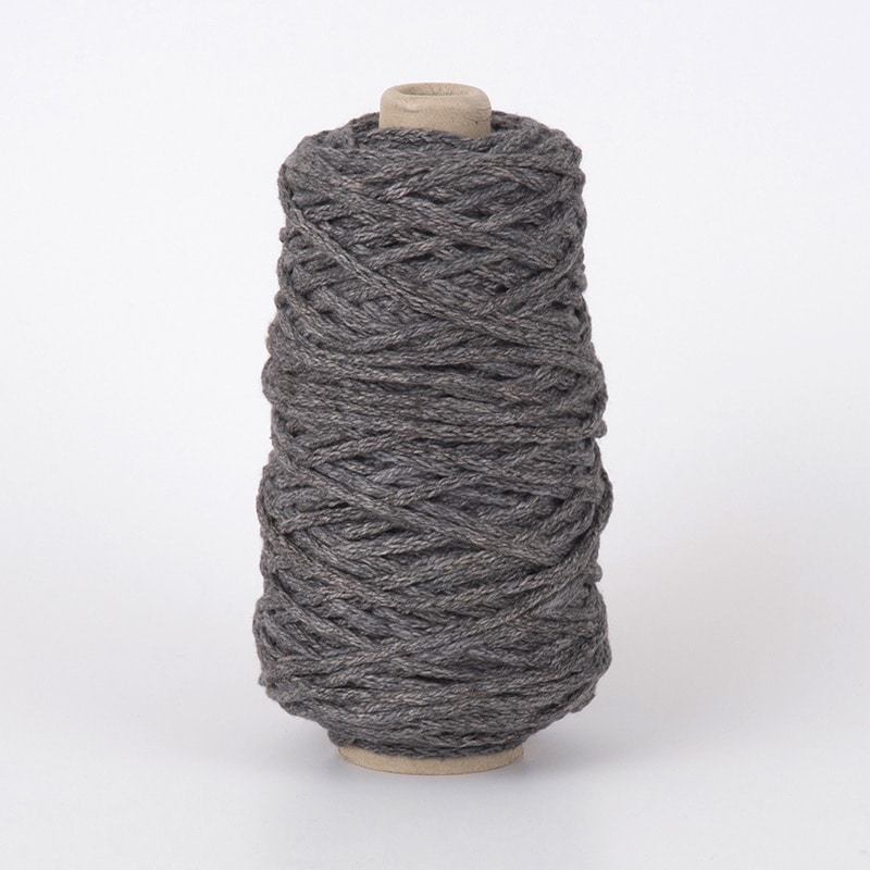 【Keitoキット】2色で編む縄編みバッグ（モノトーン）