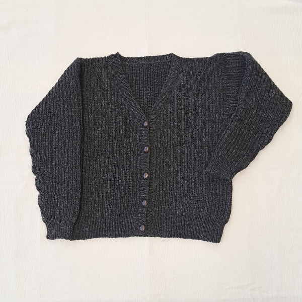 【Keitoキット】「カムバックのハンサムカーデ」（07ブルー）