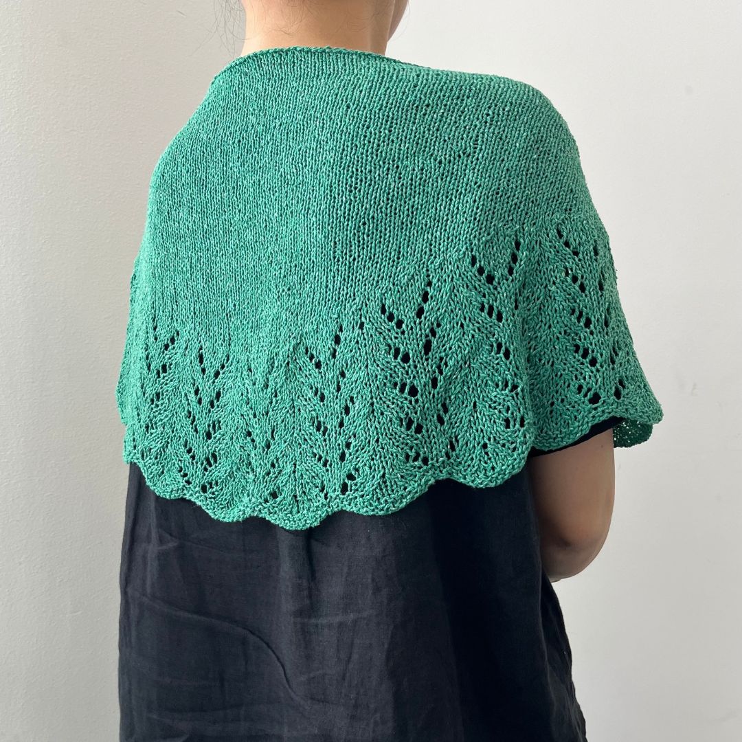 【Keitoキット】GINGAのショール（サンプルカラー　HISUI）