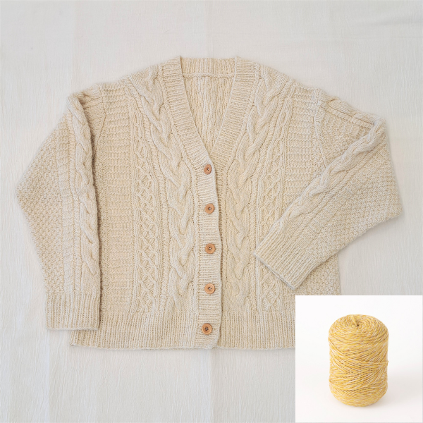 【Keitoキット】「カムバックのアランカーディガン」（05キ）