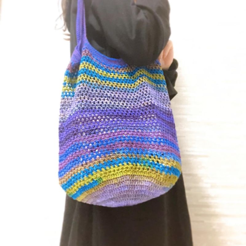 【Keitoキット】ネット編の eco バッグ(3003 サンプルカラー)