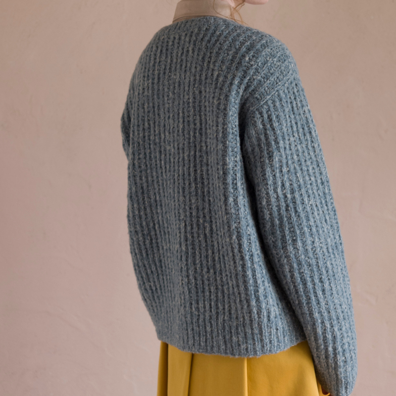 【糸セットS・M・Lサイズ】「毛糸だま2025秋」P.41ビッグシルエットのカーデ（サンプルカラー）