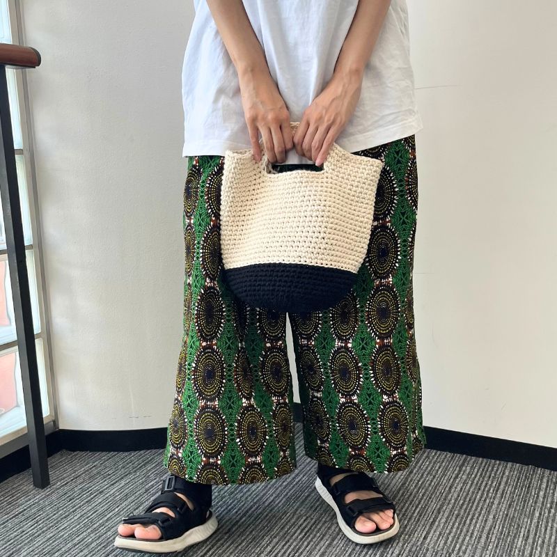 【Keitoキット】フェアリーフロスの丸底バッグ（サンプルカラー）