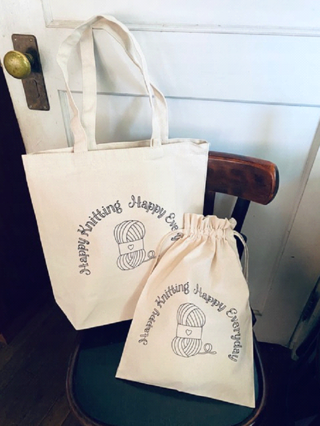 伊吹広子　ハッピーニッティングトートバッグ