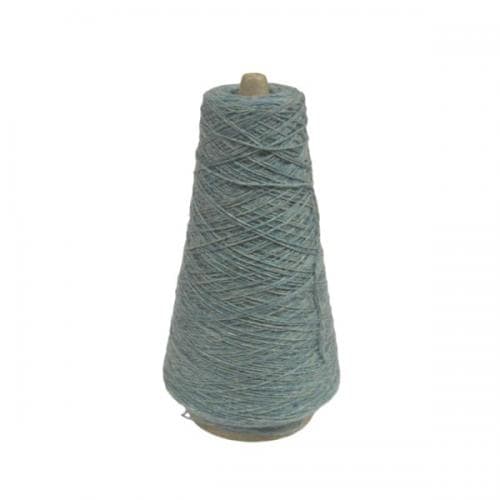W914.ラムウール糸 双糸 ヒスイ 100gコーン