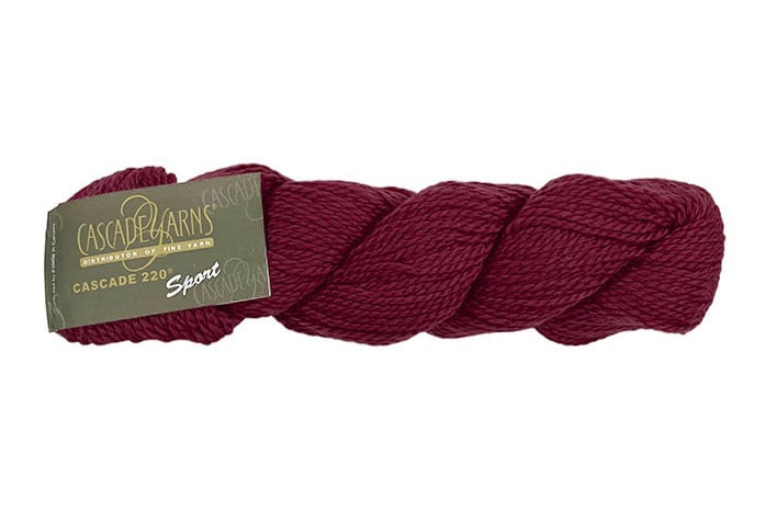 W921 ｶｽｹｰﾄﾞ ｽﾎﾟﾙﾄ 並太(Burgundy)     #2401