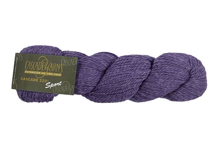 W921 ｶｽｹｰﾄﾞ ｽﾎﾟﾙﾄ 並太(Mystic Purple)     #2450