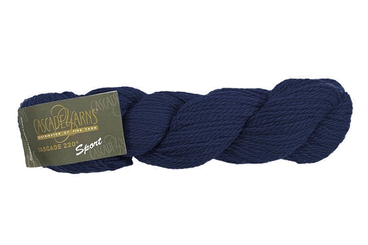 W921 ｶｽｹｰﾄﾞ ｽﾎﾟﾙﾄ 並太(Navy)     #8393