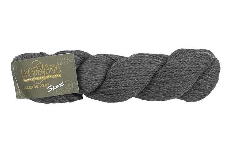 W921 ｶｽｹｰﾄﾞ ｽﾎﾟﾙﾄ 並太(Charcoal Grey)     #8400