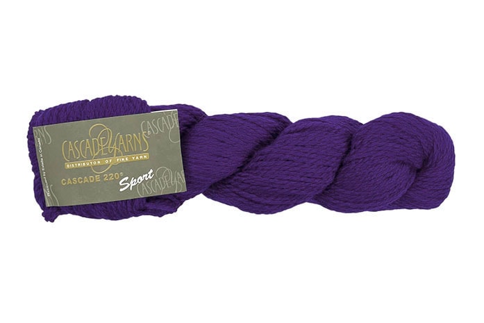 W921 ｶｽｹｰﾄﾞ ｽﾎﾟﾙﾄ 並太(Italian Plum)     #8886