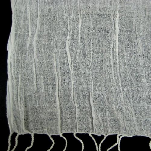 344.木綿シボショール　薄手　木綿100%