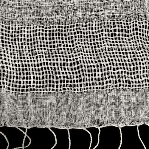 361. リネン織り透かしショール　104g　麻100%　