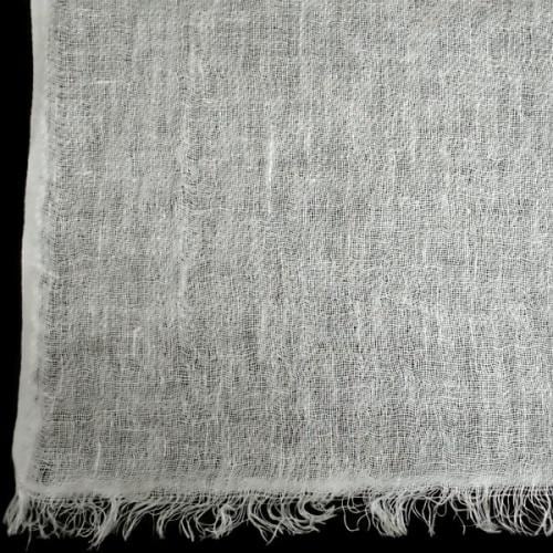 369.リネン綾織りストール　麻100%
