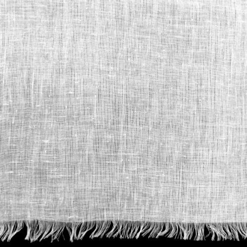 363A.リネン木綿織薄ストール 95g　麻50%　木綿50%