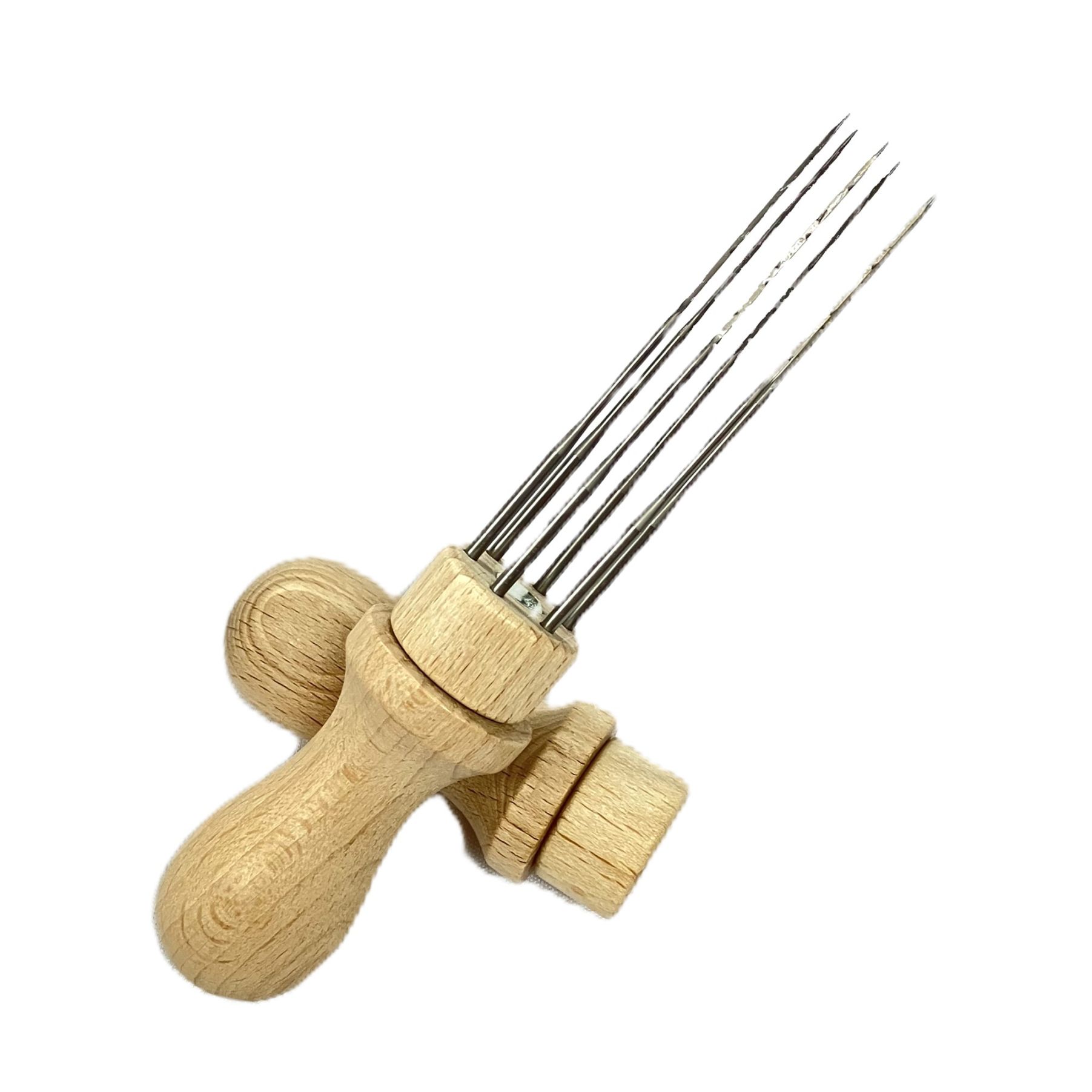 ドイツ製　フェルティングニードルパンチ　6本針　7.5cm針タイプ