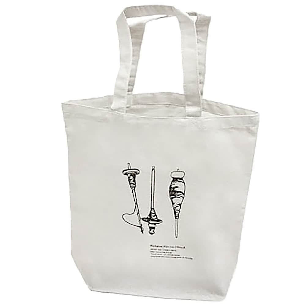 金の羊オリジナル　トートバッグ　スピンドル柄