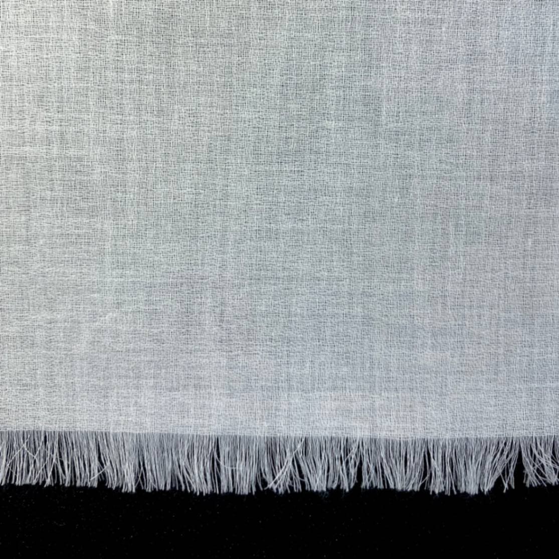 44.上質ブロードコットンショール　65×180㎝　木綿 100%