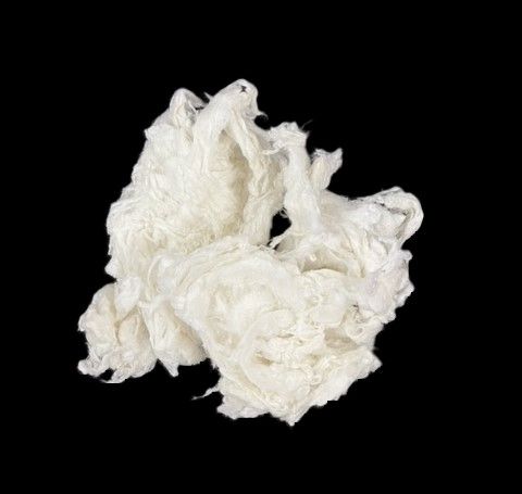 シルク　絹　ノイル　白　　50g