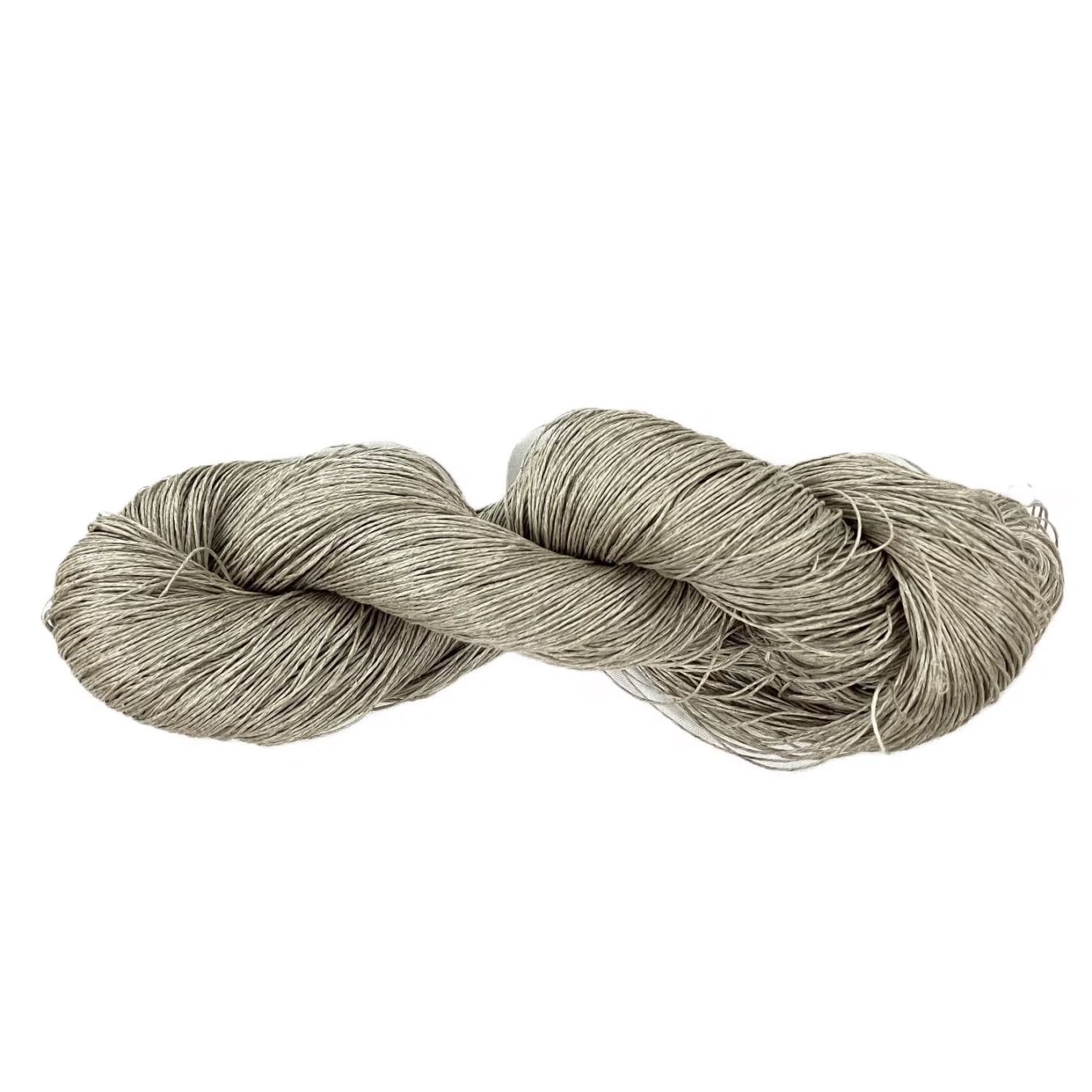 【SALE 20%off！】L15B.リネン(亜麻)糸　グレー　60/8  麻100%　1１0g綛 1100円/100g(税込)