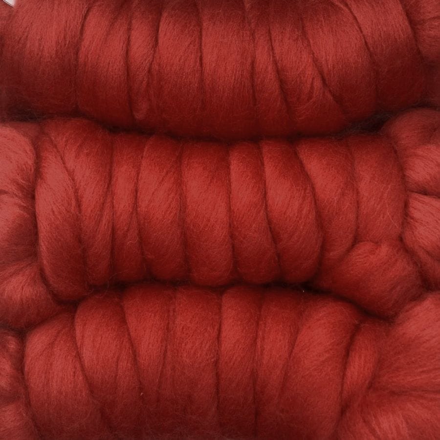 【デビューSALE 10％OFF】金の羊染めメリノウール 64's チリペッパー