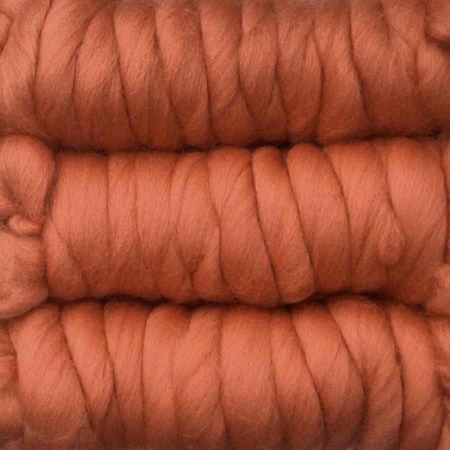 【デビューSALE 10％OFF】金の羊染めメリノウール 64's シナモン