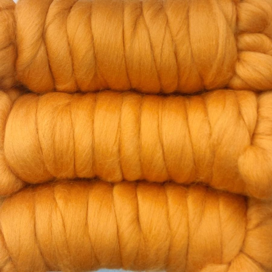 【デビューSALE 10％OFF】金の羊染めメリノウール 64's マリーゴールド