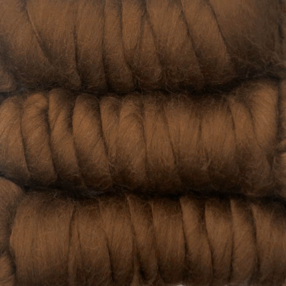 【デビューSALE 10％OFF】金の羊染めメリノウール 64's チョコレート