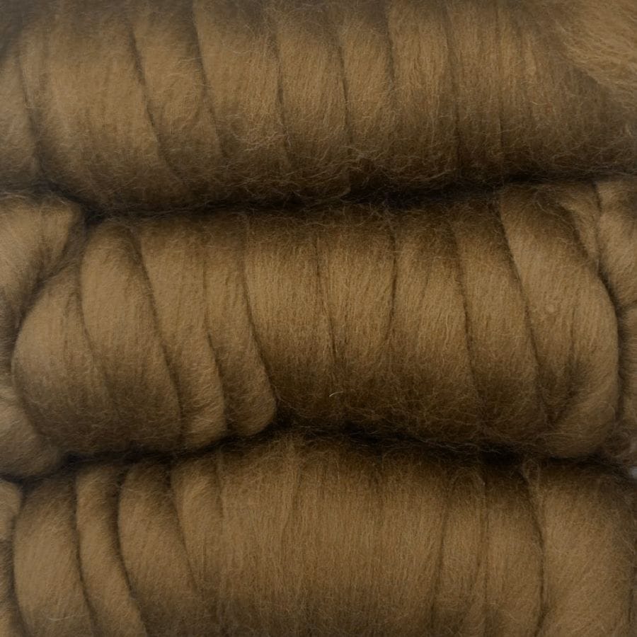 【デビューSALE 10％OFF】金の羊染めメリノウール 64's マロン