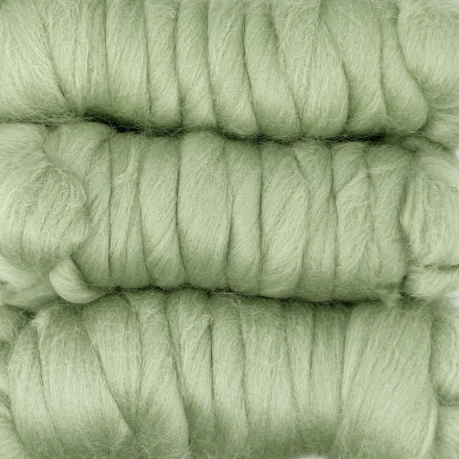 【デビューSALE 10％OFF】金の羊染めメリノウール 64's セージ