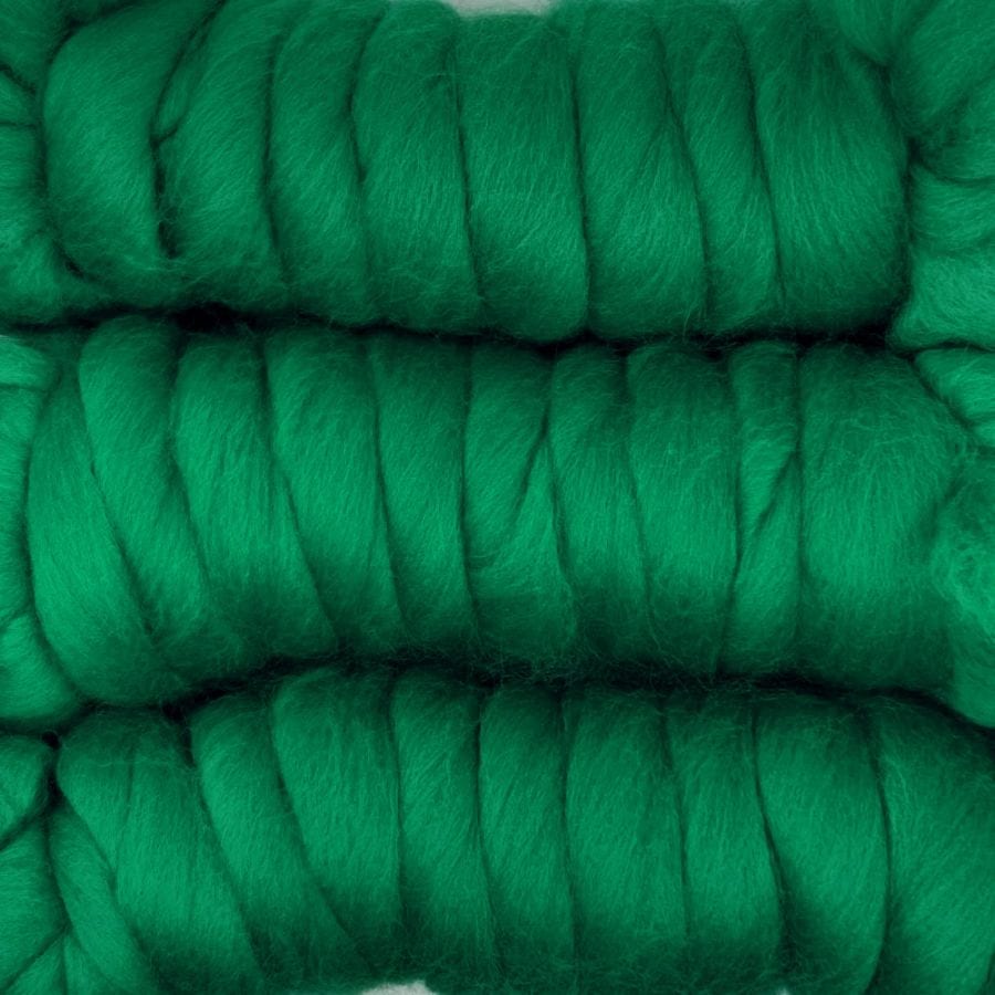 【デビューSALE 10％OFF】金の羊染めメリノウール 64's エメラルド