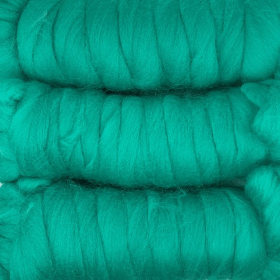 【デビューSALE 10％OFF】金の羊染めメリノウール 64's ジェイド